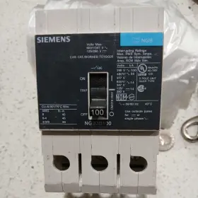 Ngb3b100 Siemens Circuit Breaker 3p-100 Amp /480v Good Takeout Make Offer