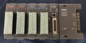 Ti305dc-02b Siemens Ti305-02b Plc Simatic 5-slot Base With Dl350 Cpu And 4x I/o Modules