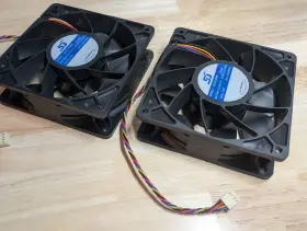 Sg121238bs Sj Lot Of 2 Used Antminer Asic D3 Btc Cooling Fan 12v 2.7a Grill #3
