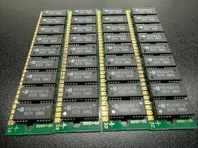 Hy514100j-70 Sk Hynix Lot Of 4 Beautiful Vintage Hyundai Gt-3009 94v-0 Ram Sticks