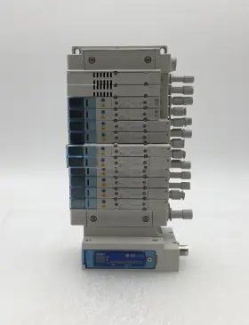 Ex260-sil1 Smc Io-link Comm Terminal Module With 8x Sy3300t 2x Sy3a00t Manifold #2