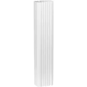 4extrtw Spectra Metals 3 Inch X 4 15 K-style White Aluminum Downspout Extension