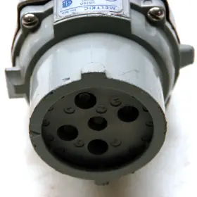 9080gk6b Square D Meltric 49b6 Dn 30a Plug Socket Connector 30 Amp 120/208 Volts #3