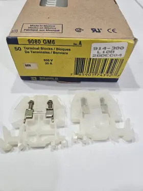 9080-gm6 Square D 9080gm6 Lot Of 85 New Terminal Blocks