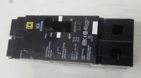 Edb24030 Square D Molded Case Circuit Breaker 2 Pole 30a 277/480v 18ka 480v Used
