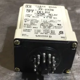 Jck23v20 Square D 9050 Timing Relay With 11 Pin Socket