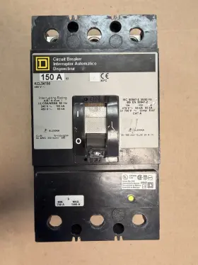 Kcl34150 Square D 150a 480v 3p 65ka Circuit Breaker