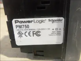 Pm750 Square D Powerlogic 100-415vac 5va 50/60hz / 125-250vdc 3w Flawed #2