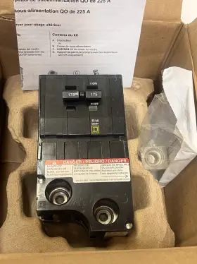 Qo2175 Square D New 175a 2p Main Circuit Breaker 120/240v