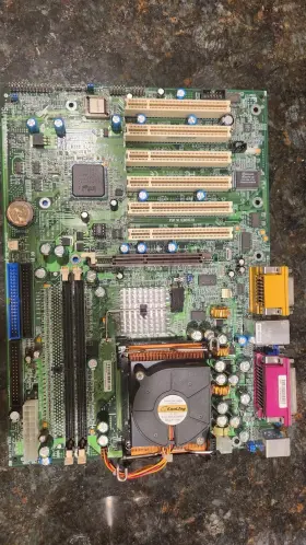 Mbd-p4sga Super Micro Computer Inc Supermicro Motherboard V1.2 Used Tested Pentium 4 And Heatsink