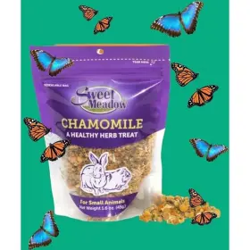 080038 Sweet Meadow Farm 768803777726 1.5 Oz Chamomile Healthy Herb Small Animal Treat 080038 Sweet Meadow Farm 768803777726 1.5 Oz Chamomile Healthy Herb Small Animal Treat