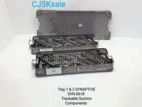 Syn-0618 Synaptive Medical Tray 1 And 2 Trackable Suction Components Used