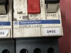 Gv2me10 Telemecanique Push Button / 4-6.3a With Lp4k12 01bw3 Contactor- Lot Of 2 #3