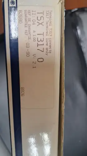 T317 Telemecanique Tsx Control System Programming Device Used In Box #3