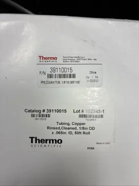 39110015 Thermo Scientific Tubing Copper 1/8in Od X O.65in Id 50ft Roll