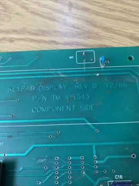 Tm-411343 Thoreson Mccosh Keypad/display Rev D 30 Days Warranty See Pics #2