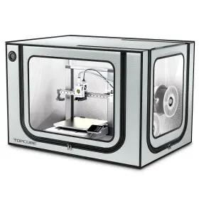 Topcube 850067803140 3d Printer Enclosure For Bambu Lab A1 Combo Stainless Steel Frame
