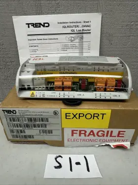 Trend Iql-router/usa/ul/24vac / Iqlrouterusaul24vac New In Box