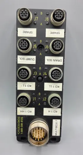 Turck 8mb12z-5-cs19 8 Port Prox Breakout Module - Used Good Free Shipping