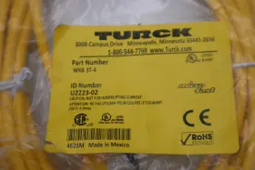 3t-4-wsb Turck Wkb3t-4 New Wkb 3t/s90 Connecting Cable Genuine Stock H1540