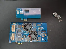 Exg100-00145 Tyco Exacq Pcie Board Rev B1 With Riser