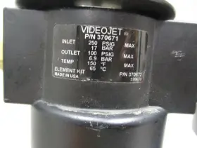 5797-vsi Videojet 370671 Lot Of 2 Element Filter With Used #2