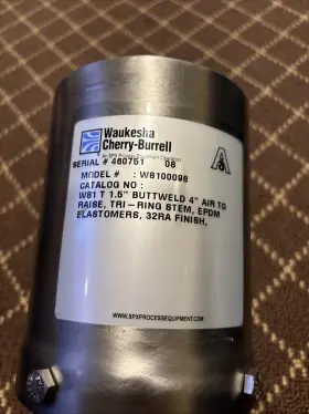 W8100098 Waukesha Cherry-burrell 1.5 Inch S/s Sanitary Valve Actuator W81