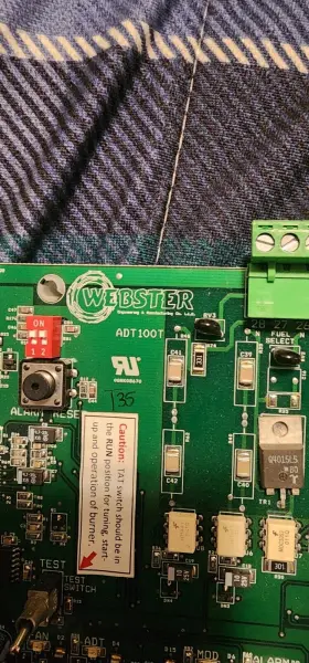 Web-eng-001-pcb-1 Webster Adt100t Pcb Circuit Board Rev 1.3