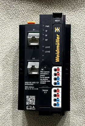 Ur20-fbc-mod-tcp-v2 Weidm Ller Weidmueller Ur20-fbc-mod-tcp -v2 Ur20 Field Bus Coupler Modbus Tcp 2476450000