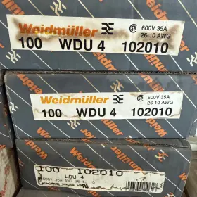 102010 Weidmuller 100pcs Terminal Wdu 4 100pcs/box