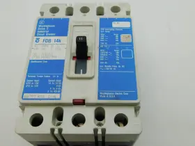 Fdb3015 Westinghouse - 15a Amp 3p Pole 600v 14ka 480v Bolt On Breaker Recon #3