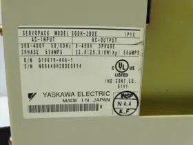 Sgdh-2bde Yaskawa Electric Servo Drive #3