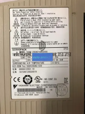 Sgdv-200a01a002000 Yaskawa 1pc Used 3kw Servo Drive Tested Good #3