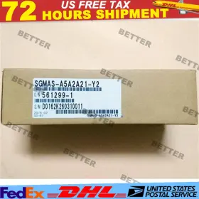 Sgmas-a5a2a21-y2 Yaskawa 1pc Servo Motor Sgmasa5a2a21y2 New 1 Year Warranty