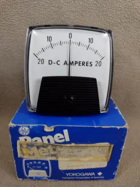 254301ngng Yokogawa Amperage Meter -20 To 20 Amps Modified Read