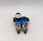 Festo LFR-1/8-S-7-B Filter Regulator W/ LFM-1/8-S-B Pneumatic. Fixed Price $29.50.