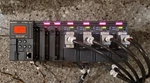 Keyence KV-5000 Programmable Logic Controller With KV-C16XTD And KV-L21V Modules. Fixed Price $450.00.