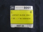 Allen Bradley 800T-XA 30MM Contact Block. Fixed Price $19.99.