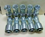 (10 Pcs) Intertraco FJ11K1212 3/4" Hose X Jic 37 Hydraulic Female Swivel. Fixed Price $129.99.