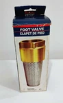Plumbeeze 2" Inch Brass Foot Valve Stainless Steel Strainer Heavy Duty. Fixed Price $45.00.