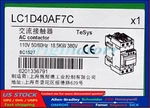 New Schneider LC1D40AF7C Contactor 110V 50/60HZ Fast Shipping Us Free Tax. Fixed Price $76.72.