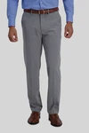 Men's J.m. Haggar Premium Dress Pants Med Grey Super Flex Straight Fit 30 32. Fixed Price $34.99.