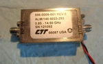 Ctt 556-0008-001 ALM/145-5023-293 5.85-14.5GHZ Sma Rf Amplifier. Fixed Price $69.99.