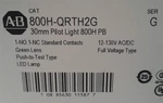 Allen-bradley 800H-QRTH2G Series 30MM Pilot Light Pb 12-130V New Nib. Fixed Price $120.00.