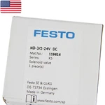 New In Box Festo Md 3/2 DC24V 119616 Valve - Us Stock. Fixed Price $112.97.