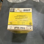 Allen Bradley 800T-PB16R 30MM Mom Push Button No Nc Illum Red Tfmr New. Fixed Price $40.00.