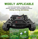 All Terrain Remote Control Lawn Mower With Tracks. Fixed Price $289.48.