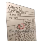 Used & Tested Schneider ATV71HD18N4Z Driver Board 18.5KW. Fixed Price $890.67.