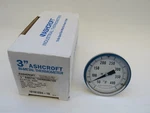 Ashcroft Bi-metal Thermometer 3 Inch 50 400F 1/2 Npt Back Connect. Fixed Price $24.98.