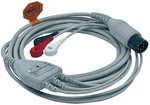 Ekg Ecg Cable 3 Lead Wire Snap Type For Patient Monitors 6 Pin Aha Warranty 9FT. Fixed Price $53.23.
